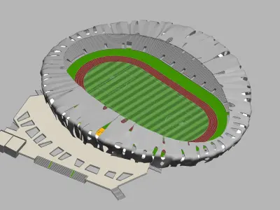 Grand Stadium 3D model