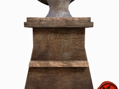 Anvil A Low-poly 3D model