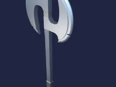 blade weapon Low-poly 3D model purchase