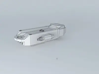 Weapons Propulsion Test Platform Free 3D model
