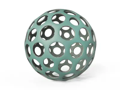Sphere with holes 3D model