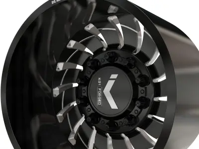 REAR KG1 KD005-B-2 DUALLY WHEEL 3D MODEL 3D model