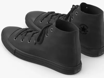 Basketball Leather Shoes Chuck Taylor 3D model purchase