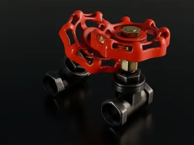 Industrial Valve 3D model