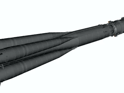 Space rocket R7 VOSTOK 3D print model