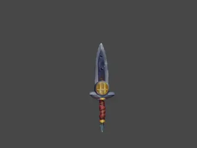 Zeloeman Sword A 32 Low-poly 3D model