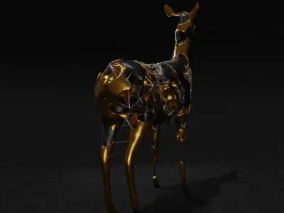 AbstractDeer 3D model