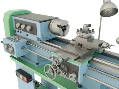 Turning machine TV-4 3D model