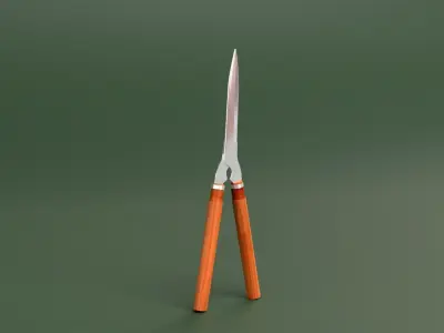 Hedge Shears Tool 3D model