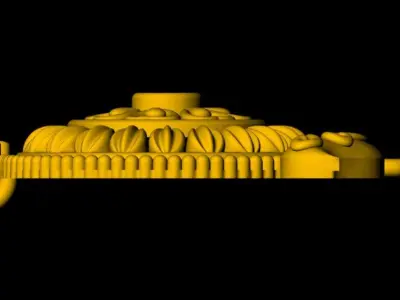 Designer Matt Pendant - 0099 3D print model purchase