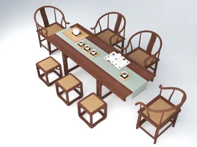 MARAIS TEA TABLE 3D model