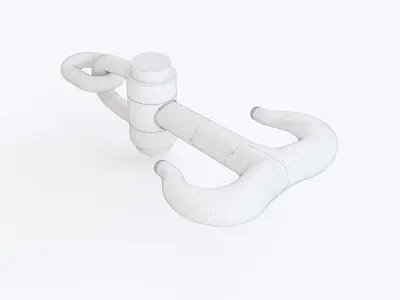 Crane hook 02 3D model