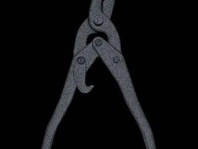 Cutters High Poly metal tool 3D model