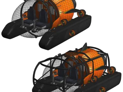 Mini Submarine 3D model