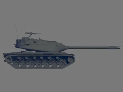 M103 Tank 3D model