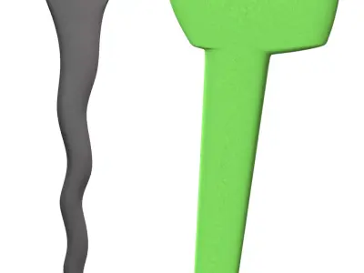 Keris Low Poly 3D model 3D model