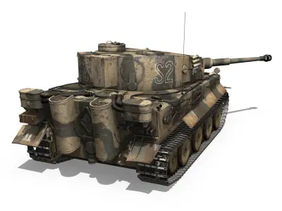 Panzer VI - Tiger - S21 - Early Production 3D model