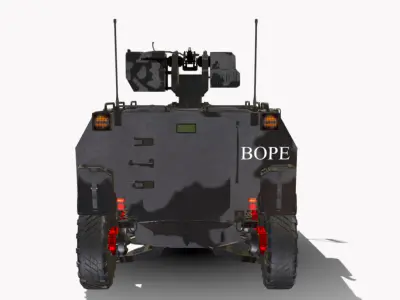 EE11-URUTU 6x6 Low-poly 3D model
