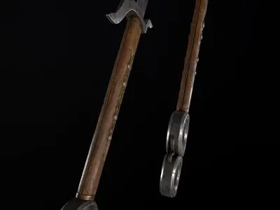 Fantazy Sword Melee Weapon Low-poly 3D model order