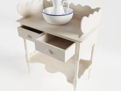 Victorian Wash Stand 3D model
