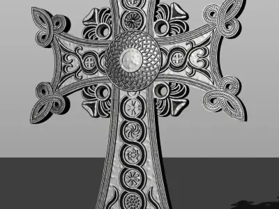 Armenian Cross 3D model