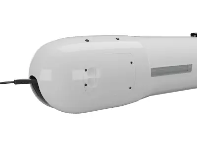 Dron Concept 03 3D model UAV Dron Low-poly 3D model