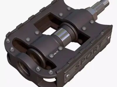 Bicycle Pedal Platform M1 3D model