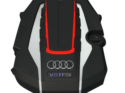 Audi Engine Cover 3D model