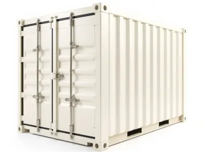 Shipping Container Model Pack Low-poly 3D model