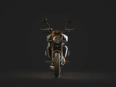 Base model Husqvarna Svartpilen 801 2024 3D model