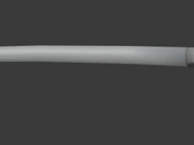 Katana knife 3D model