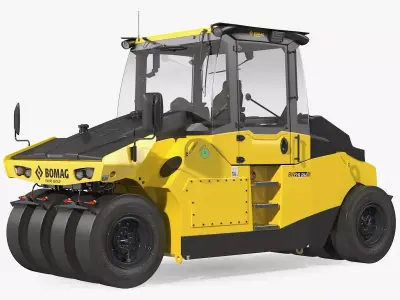 Bomag BW 28 RH Pneumatic Tired Compactor 3D model