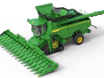 JohnDeere X9 Low-poly 3D model