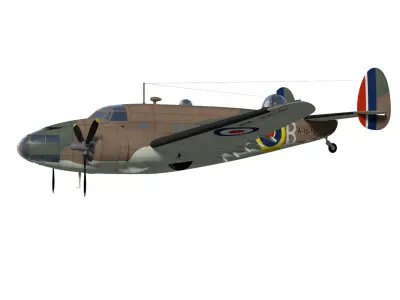 Lockheed Hudson 3D model purchase