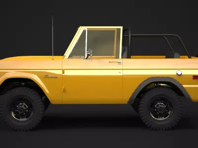 Bronco 4x4 1966 3D model