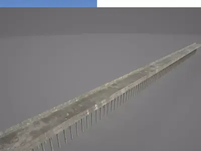 large bridge Free low-poly 3D model