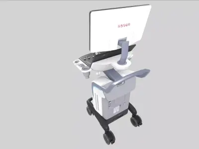 Ultrasound machine Versana Premier Low-poly 3D model