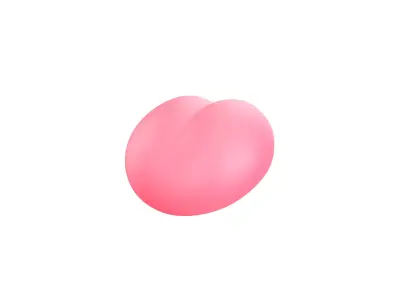 Tongue 001 Low-poly 3D model
