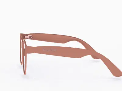 new wayfarer optics  Low-poly 3D model