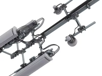 Rooftop Cell Phone Tower  3D model