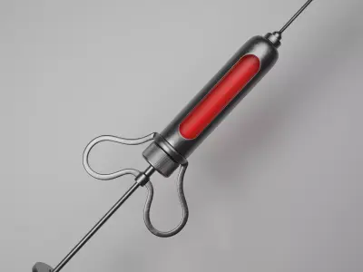 Hunt Showdown vintage syringe Free 3D print model