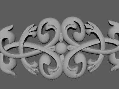 dekor ornamental design 3D model