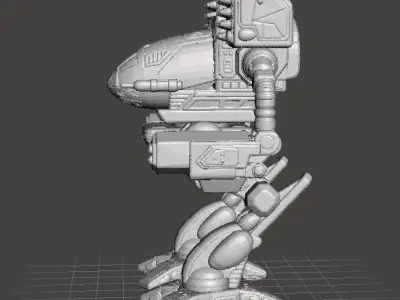 TIMBERWOLF MADCAT ROBOT WARRIOR MINIATURE MODEL FOR GAMES 3D print model