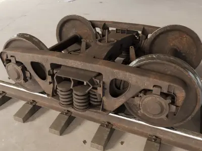 Freight Bogie 3D model