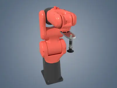 industrial robot arm Low-poly 3D model Low-poly 3D model purchase