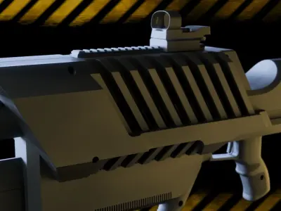 Drone Defense Low-poly 3D model