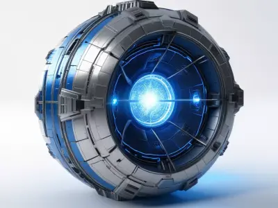 SciFi Energy Core Device 3D model purchase