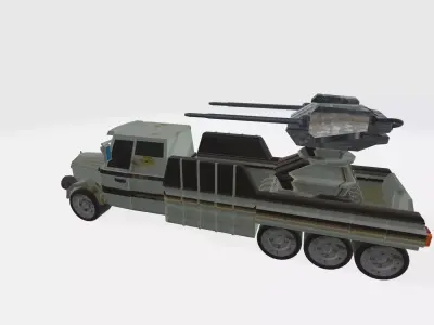 War Truck 3D model