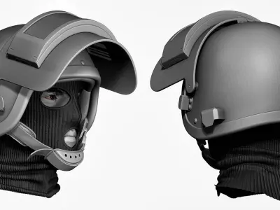 Russian Special Force Soldier Zbrush 3D model