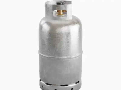 Gas Cylinder Set 3D model